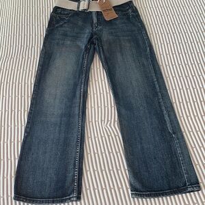 Urban pipeline boot cut jeans